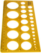 Utoolmart Geometric Drawing Template Measuring Ruler 20cm - Image 2