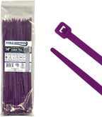 Kable Kontrol Purple Zip Ties 14 Inch 100 Pcs, 50 Lbs Tensile Strength by KABLEKONTROL%C2%AE