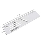 Muka 2 PCS Truck Logbook Rulers | PVC Material, Transparent, - Image 3