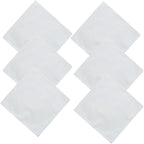 White Bandanas Women Men Large Cotton Tie Dye Party Supplies Plain Head Wrap by MLMOMVME