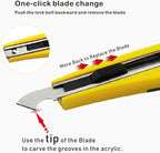 Professional Acrylic Plexiglass Sheet Cutter Scoring Knife Tool, - Image 4