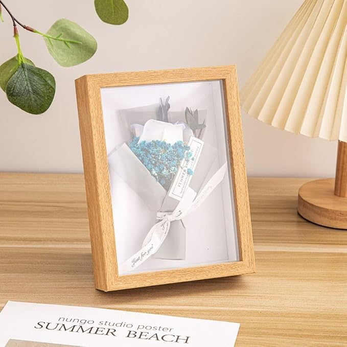 Shadow Box Frame, Rectangular Glass Display Case - Image 5