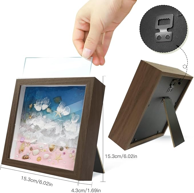 iLAND Crafts for Adults Zen Ocean Resin Art Kit, Creative Teen Crafts Resin Kit - Image 8