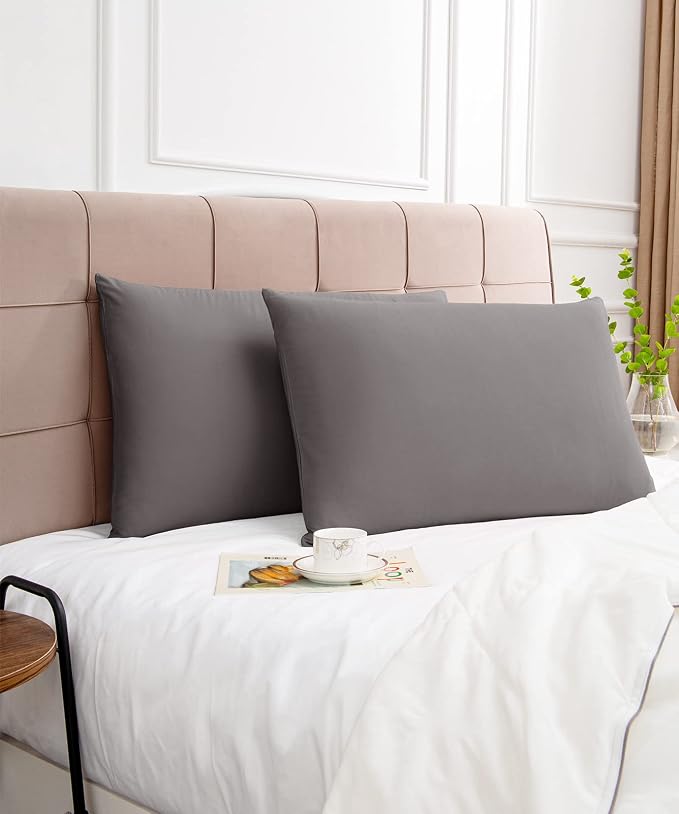 Warmstar Cotton Pillow Cases King Size Set of 2, 600 Thread Count Pillowcases - Image 6