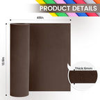 Do²ping Brown Eva Foam Sheets roll, 6mm eva Craft Foam 49''x13.9'' High Density - Image 2