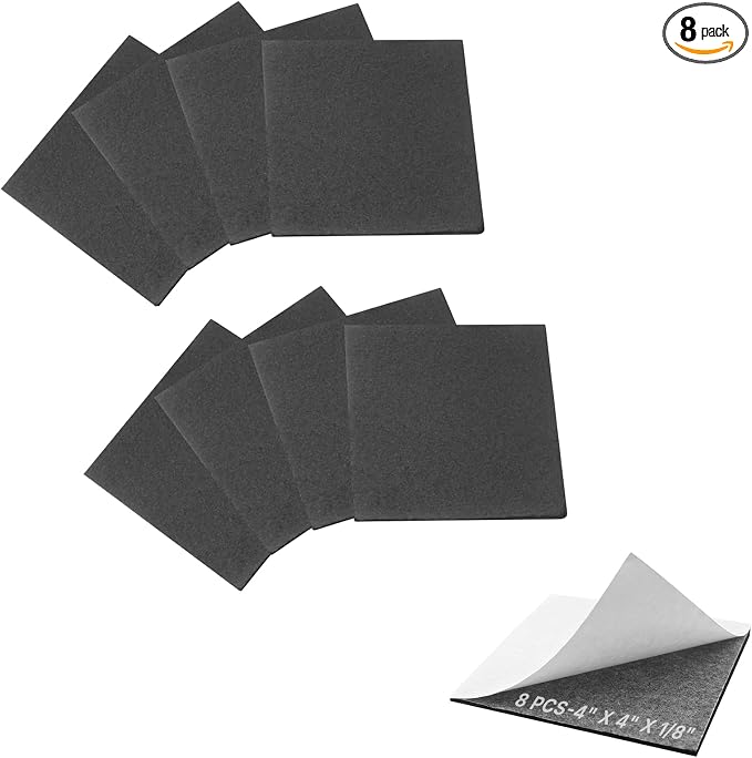 Storystore 8 Pcs 1/8" Thick Foam Padding Sheets by Storystore