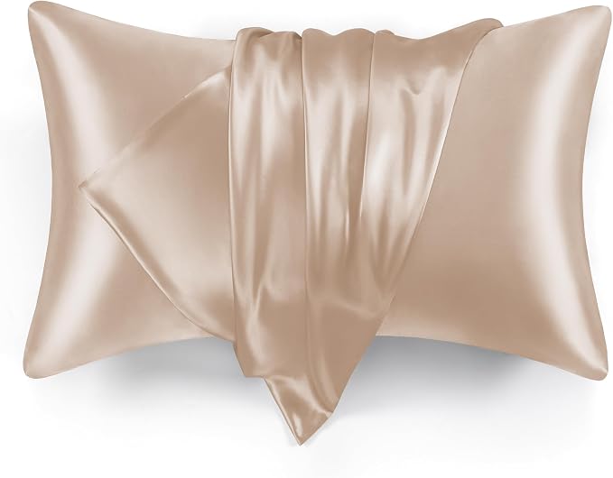 Love's cabin Satin Pillowcase Set of 2 King Size 20x36, Cooling Pillow Covers by Lovescabin