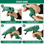 Hoteche 60W Hot Glue Gun Fast Preheating Glue Gun - Image 5