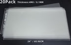 20PCS 4 Mil 12 X 24 Inch Clear Plastic Sheets, Blank Mylar Stencil Sheets - Image 6