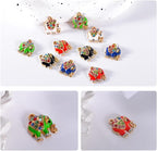 Bulk Gold Enamel Charms for Jewelry Making, Colorful Metal Charms Pendant for - Image 4