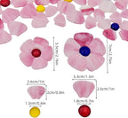 Esweny 12 Flower Stained Glass Mosaic Tiles - Image 5