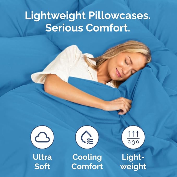 Body Pillowcases Set of 4-20x54 Long Body Pillow Case - Image 3