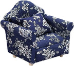 Dollhouse Couch with Pillow 1 12 Scale Miniature Sofa Arm Chair Living Room - Image 8