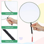 Healifty 10 Pcs Blank Round Hand Fans - Image 4
