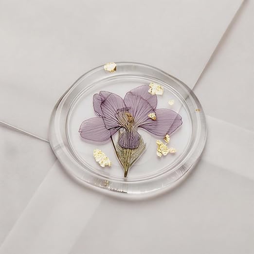 UNIQOOO Crystal Clear Glue Gun Wax Seal Sticks - Image 2