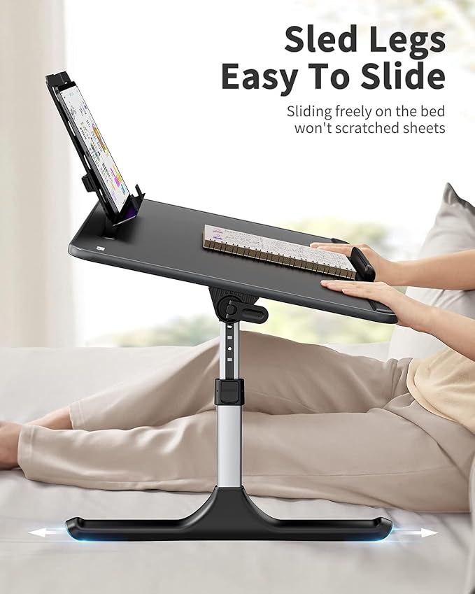 SAIJI Lap Desk for Bed, X-Large Foldable Laptop Table - Image 4