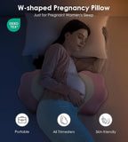 Memory Foam Maternity Pillow for Sleeping, Pregnancy Pillows Support for Back - Image 5