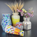 1.1LB Random Irregular Glitter Shiny Glass Mosaic Tiles - Image 7