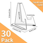 NIUBIER Card Display Stand, Arcylic Card Holder, 2.2 in | 30 Pcs, Display Sport - Image 2