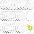 30 Pcs 2 Inch Acrylic Blanks Clear Round Acrylic Circles | Plastic Ornaments by Zzbakress