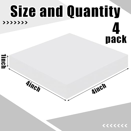 4 Pcs 1" Thick Foam Padding Sheet - Image 2