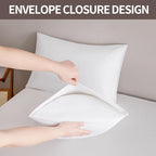 MINIPANDA White Pillow Cases Standard Size Set of 4 - Image 4
