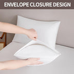MINIPANDA White Pillow Cases Set of 4 Queen Size - Image 4