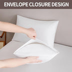 MINIPANDA White King Size Pillow Cases Set of 4 - Image 4