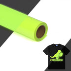 HTVVETUR Glow in The Dark HTV Heat Transfer Vinyl Roll 12 Inch by 5 Feet Iron by HTVVETUR