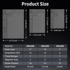 STREBITO Soldering Mat Large, Solder Mat Heat Resistant 932°F, Magnetic Mat - Image 6
