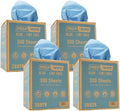 LAUCO PrepWipe Heavy Duty Cleaning Towels, Lint Free Industrial Paper Towels - Disposable Pack of 300 Sheets 10"x14" (4 Boxes)