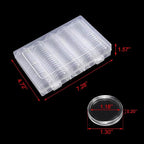 200 Pieces 30mm Coin Capsules Coin Holders - Image 3