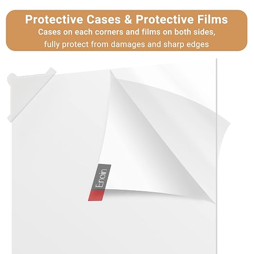Enoin 4pcs 5 x 7 Acrylic Sheet Cut to Size Plexiglass Sheets 1/16 inch Thick - Image 3