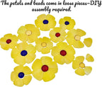 Esweny 12 Flower Stained Glass Mosaic Tiles - Image 2