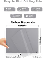 HTV Heat Transfer Vinyl Bundle: 16 Pack 12" x 10" Silver Heat Transfer Vinyl - Image 4