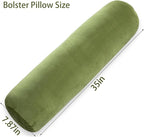 1 MIDDLE ONE Bolster Pillow for Bed, Long Round Body Pillow for Adults - Image 3