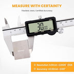 HARDELL Digital Caliper 6 Inch Rechargeable Calipers One-Key Reset | Caliper - Image 4