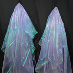 Light Purple Iridescent Organza Fabric - Image 5