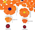 Esweny 12 Flower Stained Glass Mosaic Tiles - Image 5