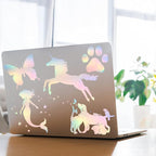 Clabby 36 Sheets Holographic Sticker Paper A4 Vinyl Holographic Laminate Sheets - Image 4