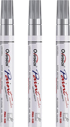 Overseas Silver Paint Pens Permanent Markers, 3 Oil Based Paint Makrers | by Overseas