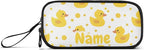 Custom Cute Yellow Ducks Pencil Case Box Boys Girls Personalized Name Large - Image 6