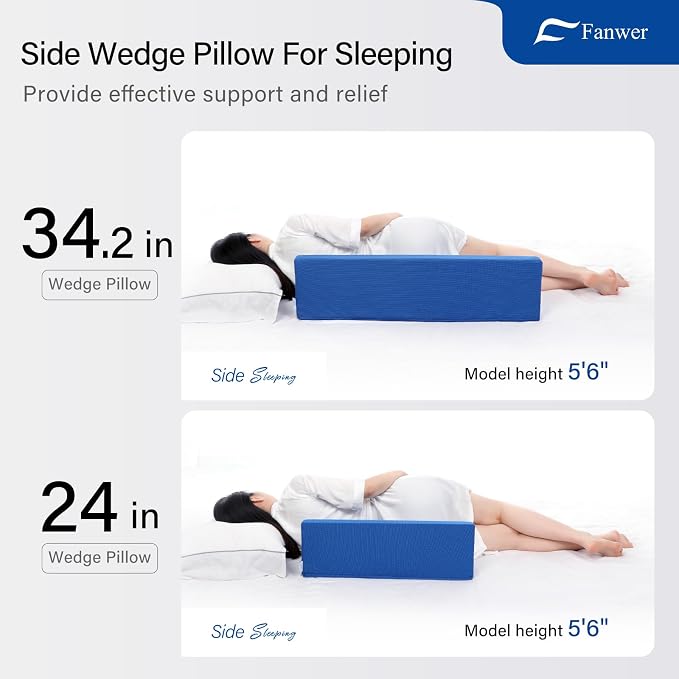 34.2in Bed Wedges & Body Positioners, 30 Degree Wedge Pillow - Image 2