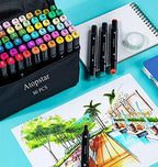 ATOPSTAR 80 Colors Alcohol Markers Pens Artist Drawing Art - Image 7