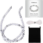 4mm Matte White Howlite Bead, 15-Inch Matte Round Loose Stone Beads by THRELE