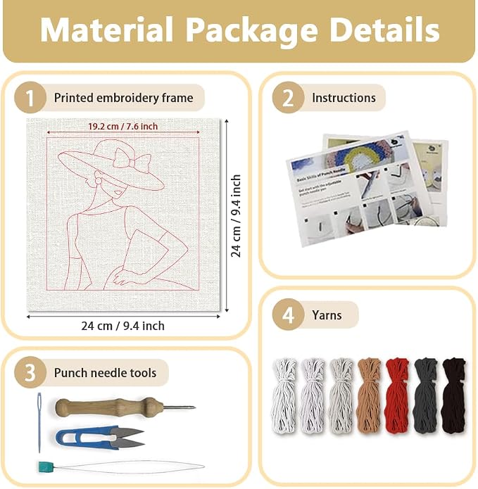 DOODLREAM Elegant Lady Needle Kit - Image 2