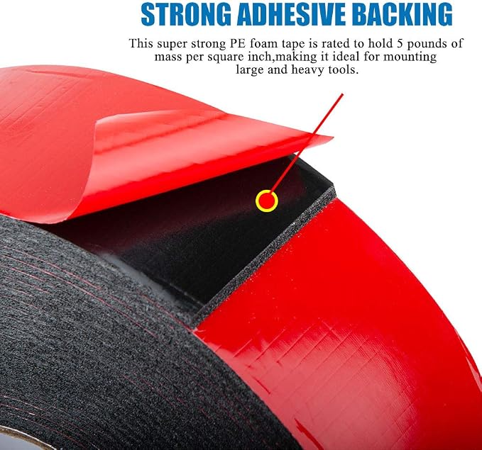 ToLanbbt Double Sided Foam Tape 2.36In x 33FT, Mounting Tape Heavy Duty - Image 3