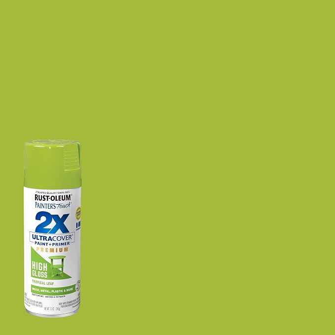 Rust-Oleum Painter's Touch 2X Ultra Cover Spray Paint, Tropical Leaf | Indoor - Image 2