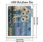 Flower Stamped Cross Stitch Kits Cross Stitch Patterns，Dimensions Cross Stitch - Image 2