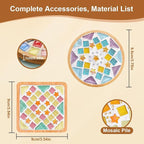 Adboros 10 Sets DIY Glass Mosaic Tiles - Image 3